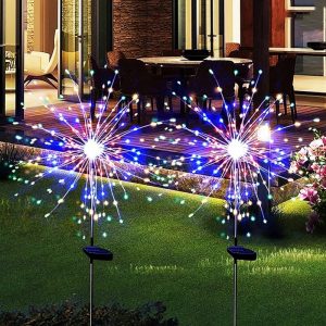 Decoration Lawn Led Solar Fireworks Light