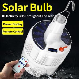 Portable Waterproof Camping Light Rechargeable Emergency Lamp with Remote Control