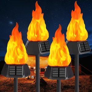 Solar Simulation Flame Lamp Decoration Outdoor Atmosphere Lawn Lamp