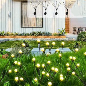 6/8/10 Heads LED Solar Garden Lights IP65 Rated Firefly-Like Illumination