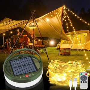 Led Solar Rechargeable Searchlight Emergency Torch Camping Light