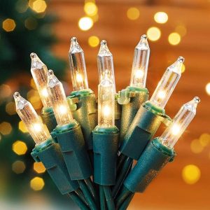 Warm Mini LED Christmas String Lights Motif Light for Indoor Outdoor Garden