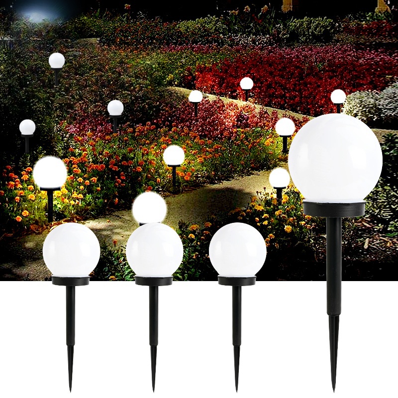 Outdoor Pillar Light Ball Garden Villa Park Square Post Top Decorative Led Round Ball Outdoor Light